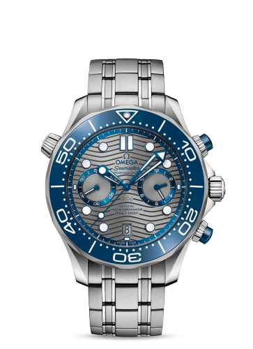 Omega Seamaster Diver 300M Master Co-Axial 44 Chronograph Stainless Steel / Grey / Bracelet